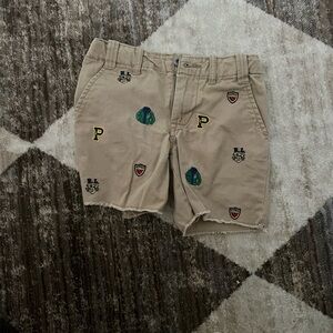 Polo by Ralph Lauren Beige Embroidered Shorts